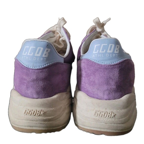 GOLDEN GOOSE Running Sole Sneakers Womens 39 (US 8.5-9) Purple Made In Italy - Picture 3 of 8